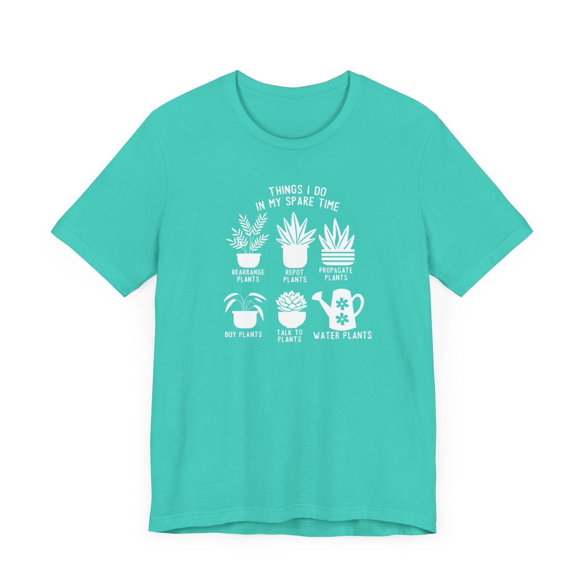 Plant Lover's Spare Time Tee - Funny Houseplant T-Shirt