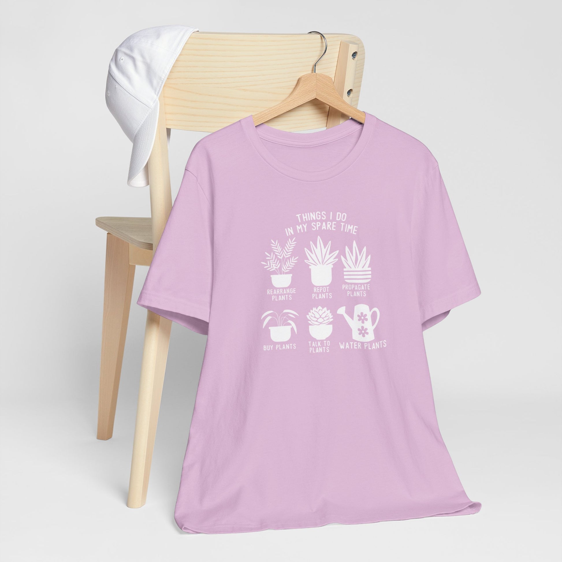 Plant Lover's Spare Time Tee - Funny Houseplant T-Shirt