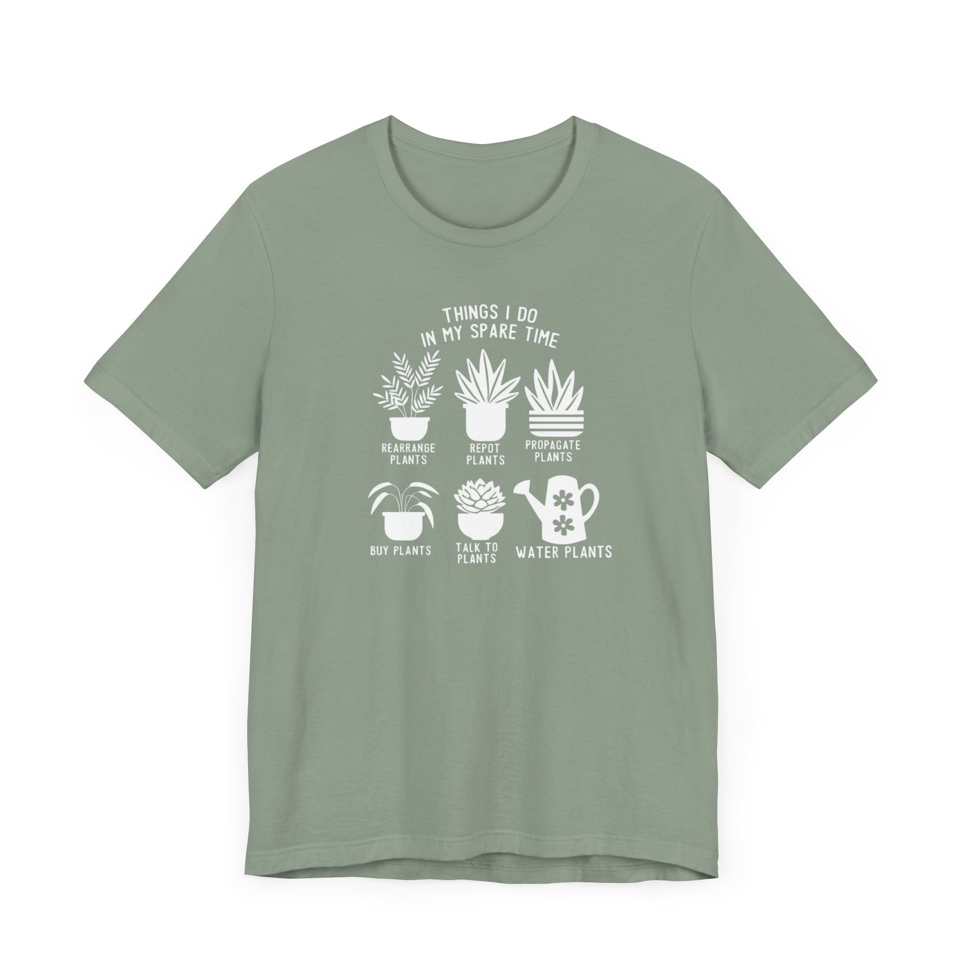 Plant Lover's Spare Time Tee - Funny Houseplant T-Shirt