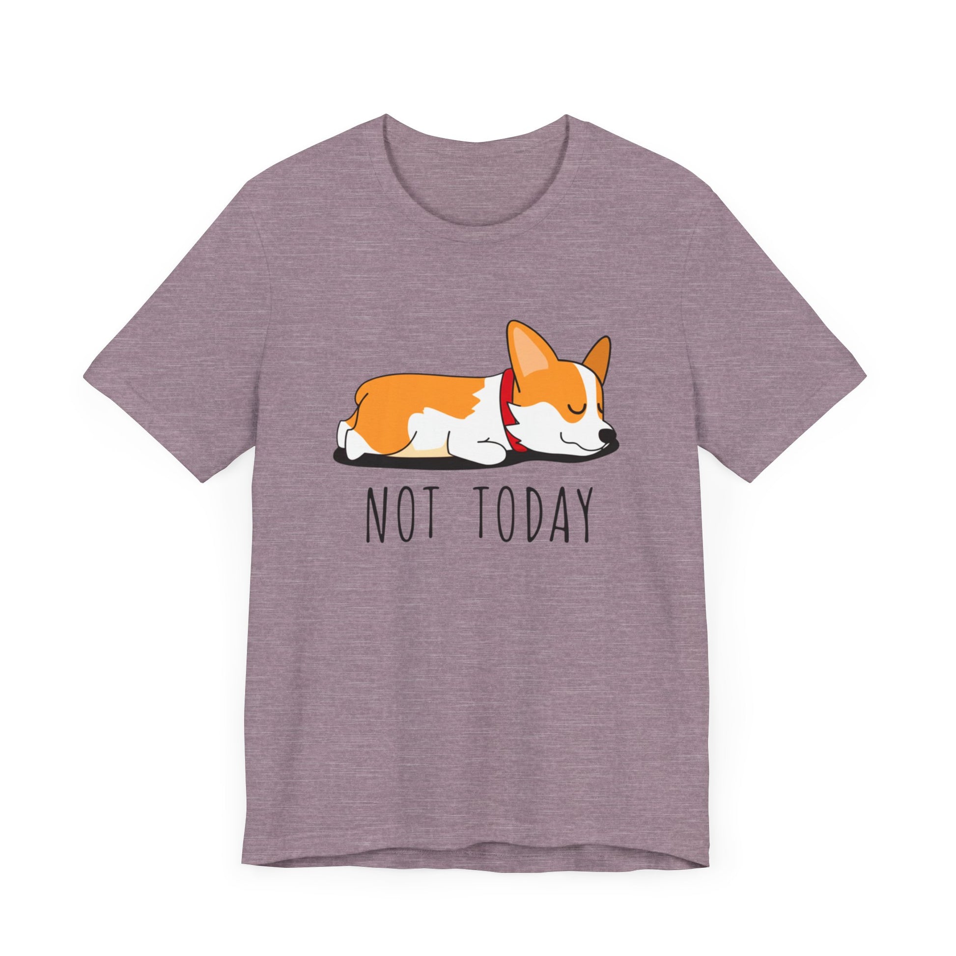 "Not Today" Corgi T-Shirt - Funny Lazy Day Tee